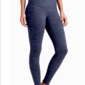 🖤Athleta Blue Heathered Leggings Size S